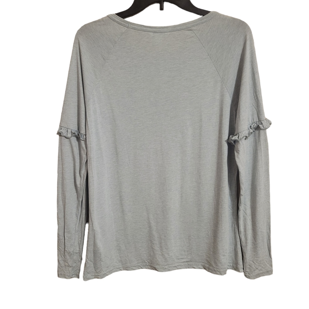 Sundance Blue Ruffle Sleeve Top - Picture 4 of 6